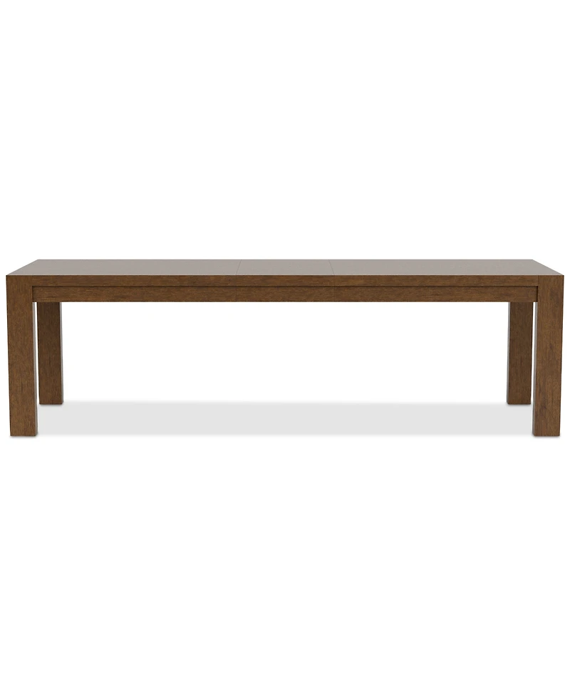 Davie Cracked Oak Rectangle Dining Table