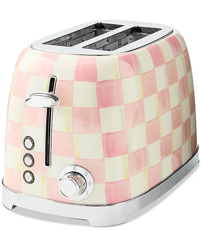 MacKenzie-Childs Rosy Check 2-Slice Toaster