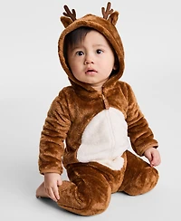 Carter's Baby Boys or Girls Reindeer Print Jumpsuit