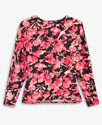 I.n.c. International Concepts Women's Surplice-Neck Dolman-Sleeve Top, Macy's Exclusive