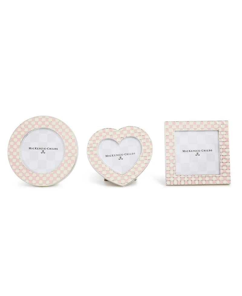 MacKenzie-Childs Celebrate Rosy Assorted Frames, Set of 3
