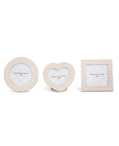 MacKenzie-Childs Celebrate Rosy Assorted Frames, Set of 3