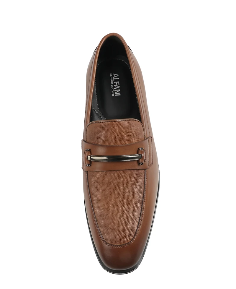 Alfani Men's Jennerr Genuine Leather Bit Slip On Loafers, Macy's Exclusive