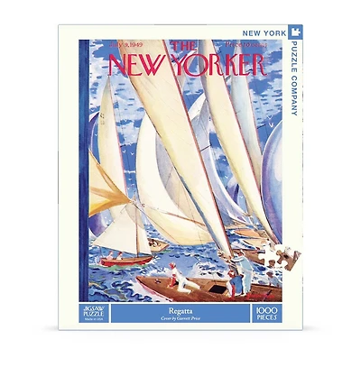 New York Puzzle Company Regatta 1000 Piece Puzzle