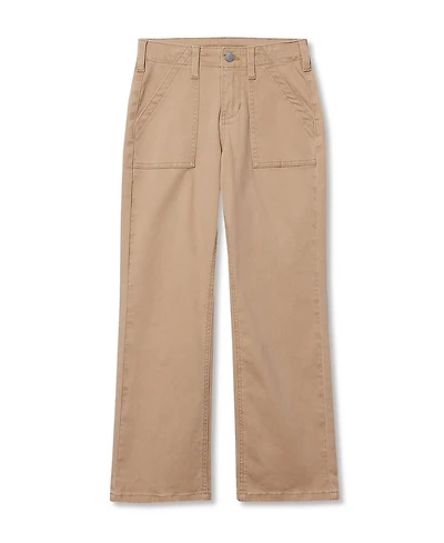 Lands' End Girls Woven Utility Cargo Pant with Pockets