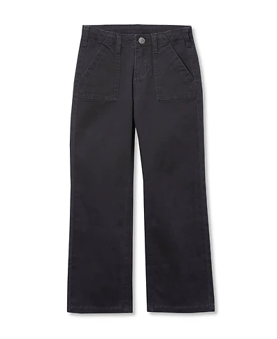 Lands' End Girls Woven Utility Cargo Pant with Pockets