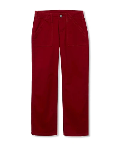 Lands' End Girls Woven Utility Cargo Pant with Pockets