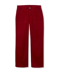 Lands' End Girls Woven Utility Cargo Pant with Pockets
