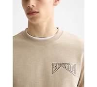 Scotch & Soda Men's Logo Detail Crewneck Sweatshirt
