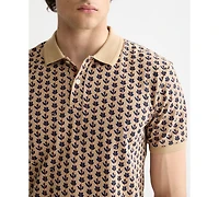 Scotch & Soda Men's All Over Print Polo Shirt