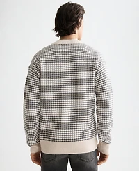 Scotch & Soda Men's Chenille Pattern Long Sleeve Sweater