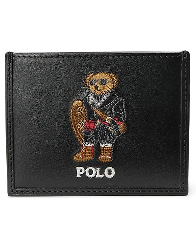 Polo Ralph Lauren Polo Bear Leather Card Case