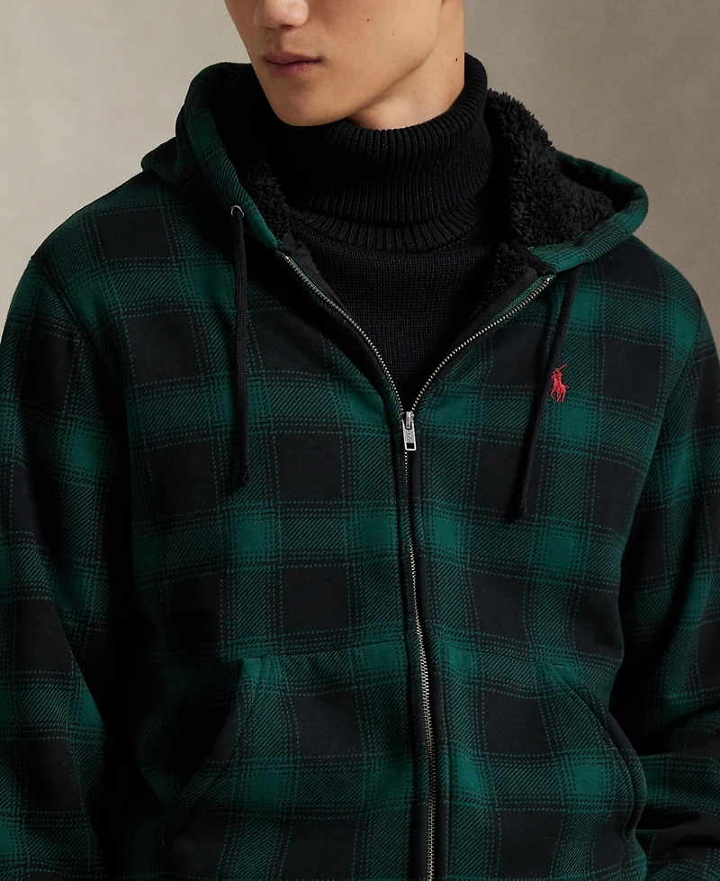 Polo Ralph Lauren Men's Plaid Fleece Full-Zip Hoodie