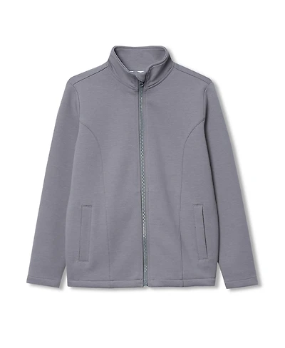 Lands' End Boys Long Sleeve Knit Full Zip Mock Neck Sweatshirt