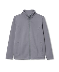 Lands' End Boys Long Sleeve Knit Full Zip Mock Neck Sweatshirt