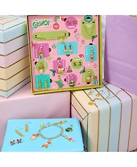 Dr. Seuss Grinch Jewelry Advent Gift Set: Necklace, Bracelet & Charms Mix & Match Christmas Calendar Box Collection