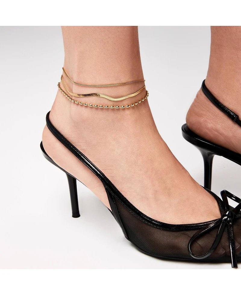 Ana Luisa Gold Anklet - Jace Anklet