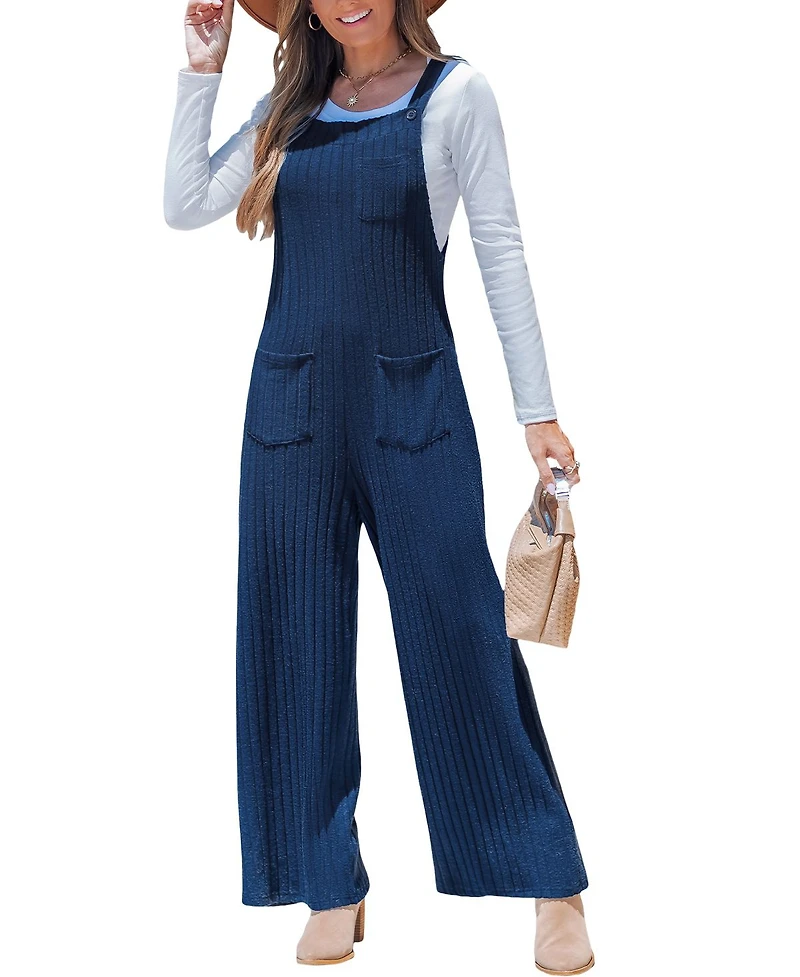 Cupshe Women's Feeling Bubbly Blue Jumpsuit