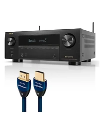 Denon Avr-X2800H 7.2 Channel 8K Receiver with AudioQuest Sky 3m Hdmi Cable