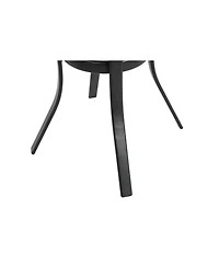 Flynama 3 Pieces Outdoor Bar Stools Set,Rattan Bar Chairs,with glass table top, Wicker Bar Stools for Backyard, Garden, Pool, Balcony and Deck, Brown