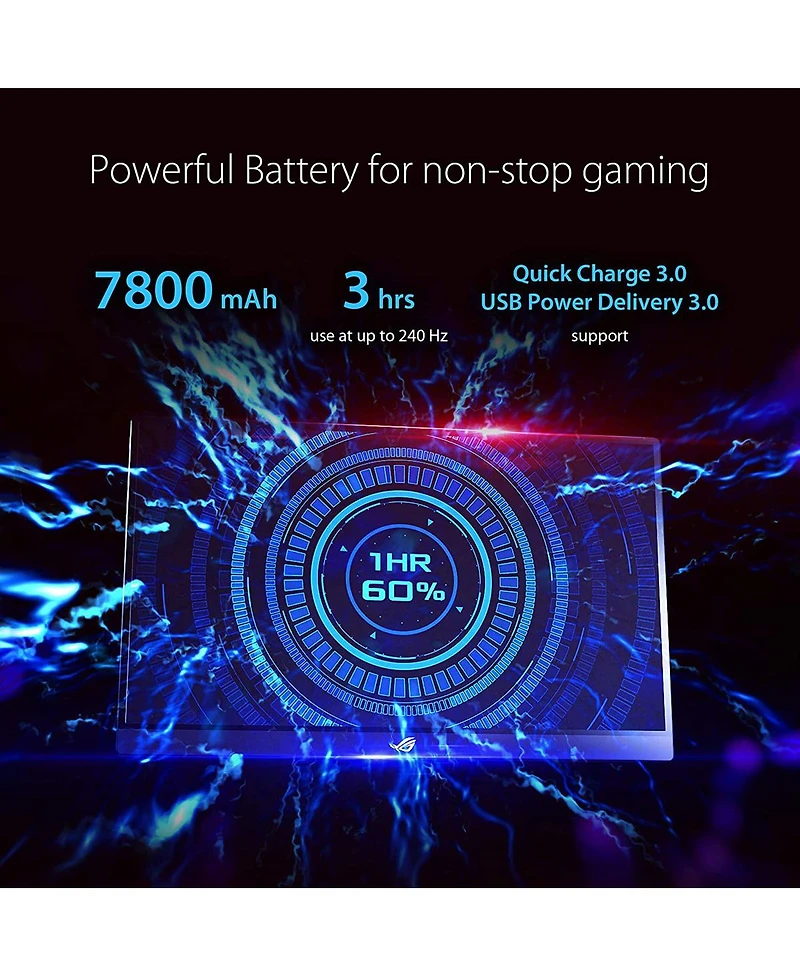 Asus Rog Strix XG17AHPE 17.3 Portable Gaming Monitor, 1080P Full Hd (1920 x 1080), Ips, 240Hz, Adaptive-Sync