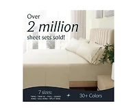 3PC Striped Silky Soft Cooling Deep Pocket Performance Sheet Set