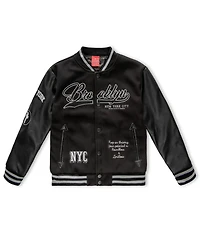 Ring of Fire Big Boys Brooklyn Patch Detail Varsity Jacket
