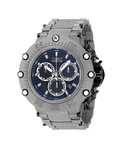Invicta Men's 48194 Subaqua Quartz Chronograph Black, Titanium Dial Watch