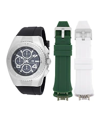 Technomarine Men's Tm-124029 Cruise Quartz Chronograph Black Dial Watch