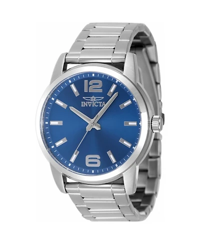 Invicta Men's 48490 Celestial Quartz 3 Hand Blue Dial Watch
