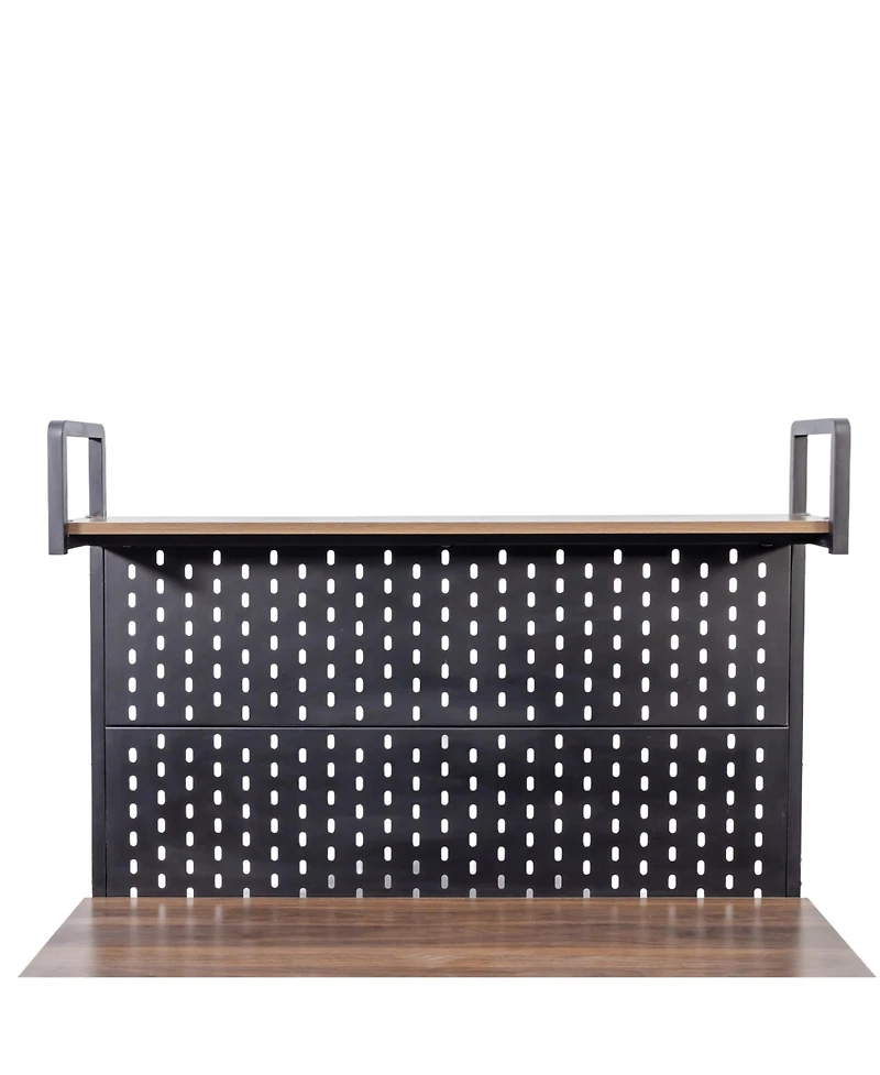 Casainc Kitchen Bakers Rack with Cabinet Door and Storage Shelf for Small Space Organization