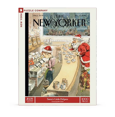 New York Puzzle Company Santa's Little Helpers 1000 Piece Puzzle