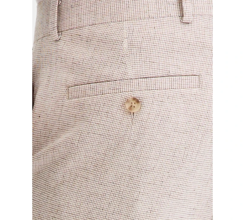 Kenneth Cole Reaction Men's Check Slim-Fit Suit Separate Pants