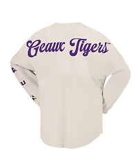 Spirit Jersey Women's Natural Lsu Tigers Local Long Sleeve T-Shirt