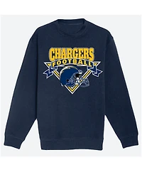 The Wild Collective Men's and Women's Navy Los Angeles Chargers Fleece Pullover Sweatshirt
