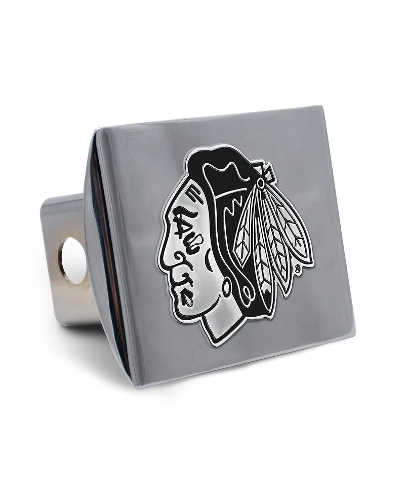 Wincraft Chicago Blackhawks Premium Metal Chrome Hitch Cover