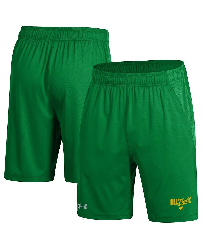 Under Armour Men's Kelly Green Notre Dame Fighting Irish All Fight Tech Vent Shorts