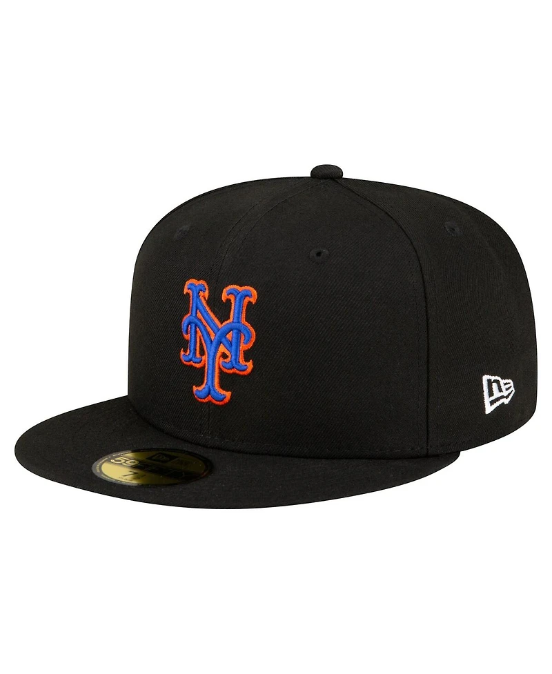 New Era Men's Black York Mets 2025 Mlb Little League Classic 59FIFTY Fitted Hat