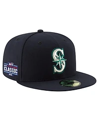 New Era Men's Navy Seattle Mariners 2025 Mlb Little League Classic 59FIFTY Fitted Hat