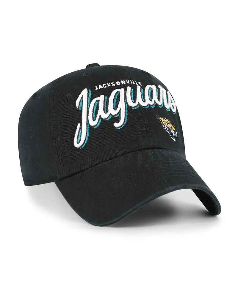 '47 Brand Women's Black Jacksonville Jaguars Ariana Clean Up Adjustable Hat