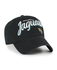 '47 Brand Women's Black Jacksonville Jaguars Ariana Clean Up Adjustable Hat