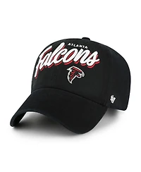 '47 Brand Women's Black Atlanta Falcons Ariana Clean Up Adjustable Hat