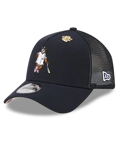 New Era Men's Navy Minnesota Twins 2025 Big League Chew A-Frame 9FORTY Adjustable Trucker Hat