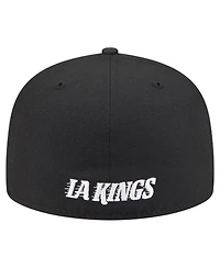 New Era Men's Black Los Angeles Kings Deceptor 59FIFTY Fitted Hat