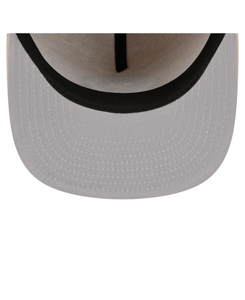 New Era Men's Beige Pittsburgh Steelers Color Pack A-Frame 59FIFTY Fitted Hat