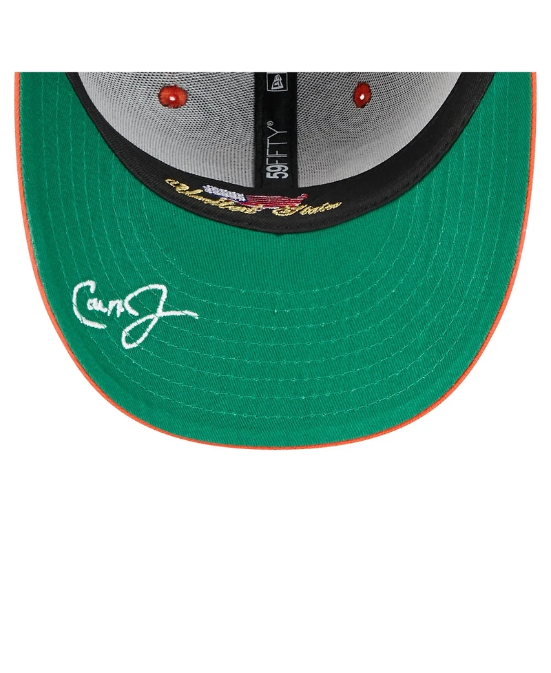 New Era Men's Cal Ripken Jr. Black Baltimore Orioles 59FIFTY Fitted Hat