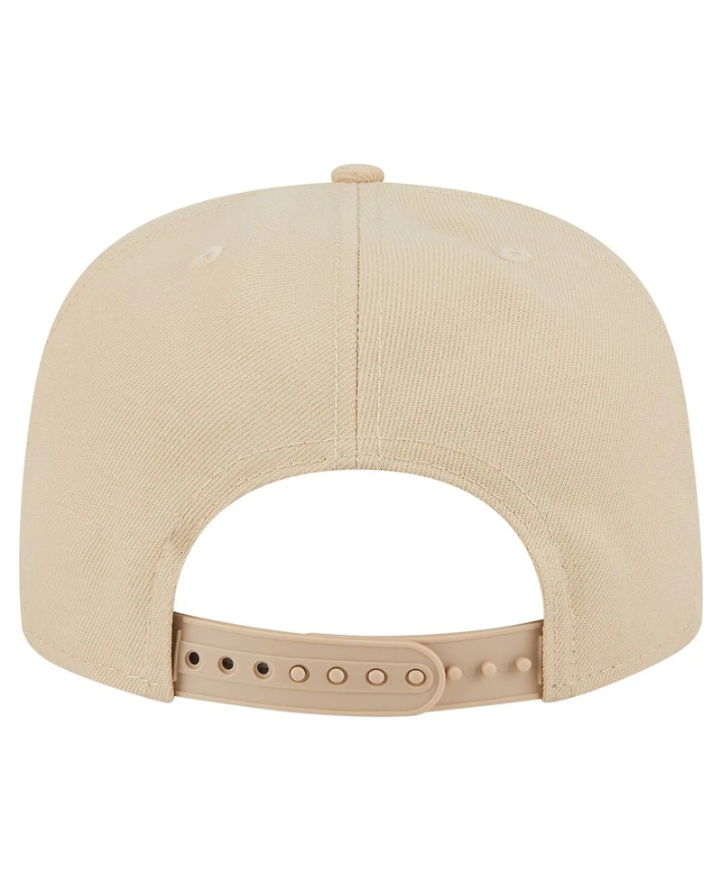 New Era Men's Light Beige Minnesota Vikings Color Pack A-Frame 9FIFTY Snapback Hat