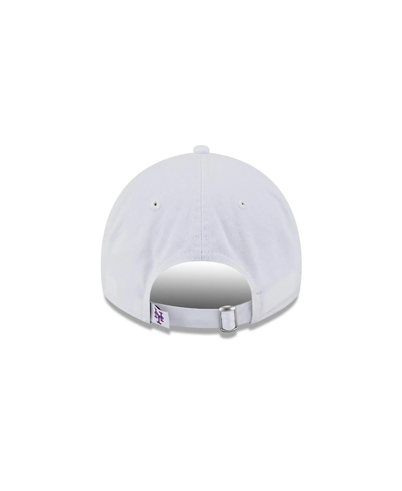New Era Women's White New York Mets Team Fan 9TWENTY Adjustable Hat