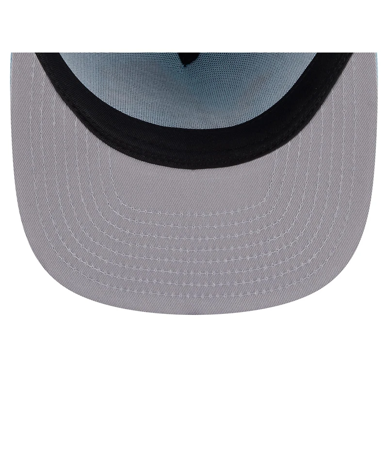 New Era Men's Light Blue Detroit Lions Color Pack A-Frame 9FIFTY Snapback Hat
