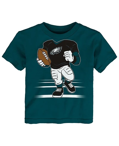 Outerstuff Toddler Midnight Green Philadelphia Eagles Game Fit T-Shirt